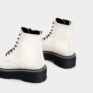 white boots bershka